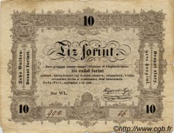 10 Forint HONGRIE  1848 PS.117 B+