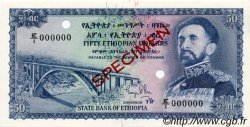 50 Dollars Spécimen ETHIOPIA  1961 P.22s