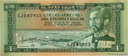 1 Dollar ETHIOPIA  1966 P.25a AU