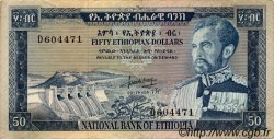 50 Dollars ÉTHIOPIE  1966 P.28a TTB