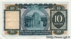 10 Dollars HONG KONG  1973 P.182g SUP
