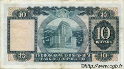 10 Dollars HONG KONG  1977 P.182h TTB