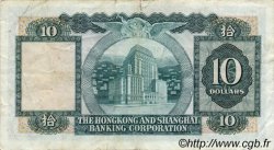 10 Dollars HONG KONG  1979 P.182h TTB