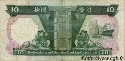 10 Dollars HONG KONG  1985 P.191a TB