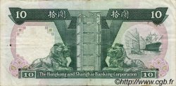 10 Dollars HONG KONG  1985 P.191a TTB