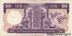 50 Dollars HONG KONG  1990 P.193c TTB