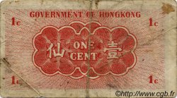 1 Cent HONG KONG  1941 P.313b pr.TB