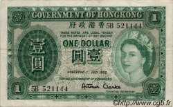 1 Dollar HONG KONG  1958 P.324Ab pr.TTB