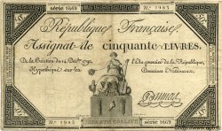 50 Livres FRANCE  1792 Laf.164 TTB