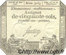 50 Sols FRANCE  1793 Ass.26a SPL