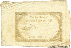 5 Livres FRANCE  1793 Ass.46a SUP à SPL