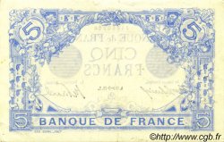5 Francs BLEU FRANCE  1912 F.02.11 SUP+