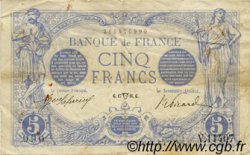 5 Francs BLEU FRANCIA  1916 F.02.38 MBC