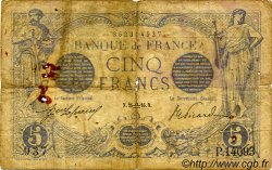 5 Francs BLEU FRANCE  1916 F.02.43 B