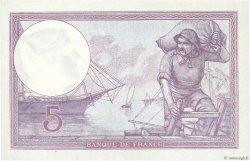5 Francs FEMME CASQUÉE FRANCE  1918 F.03.02 SPL