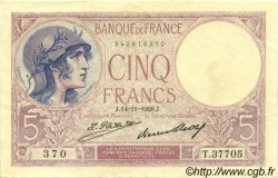 5 Francs FEMME CASQUÉE FRANCE  1928 F.03.12 pr.SUP