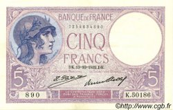 5 Francs FEMME CASQUÉE FRANCE  1932 F.03.16