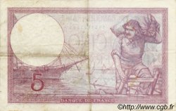 5 Francs FEMME CASQUÉE modifié FRANCE  1939 F.04 TTB