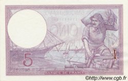 5 Francs FEMME CASQUÉE modifié FRANKREICH  1939 F.04 VZ