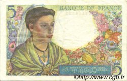 5 Francs BERGER FRANCE  1943 F.05.01 pr.SUP