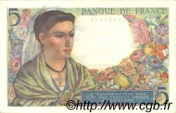 5 Francs BERGER FRANCIA  1943 F.05.03 q.FDC