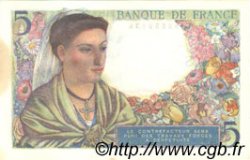 5 Francs BERGER FRANCIA  1943 F.05.03 SC