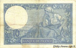 10 Francs MINERVE FRANCE  1917 F.06.02 pr.TTB