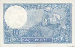 10 Francs MINERVE FRANCE  1918 F.06.03 SUP