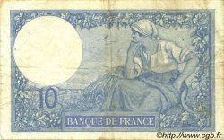 10 Francs MINERVE FRANCE  1921 F.06.05 TB