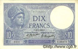 10 Francs MINERVE FRANCE  1926 F.06.10 SUP+