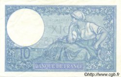 10 Francs MINERVE modifié FRANCE  1939 F.07.11 XF+