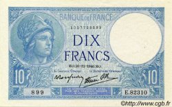 10 Francs MINERVE modifié FRANCE  1940 F.07.25 pr.NEUF