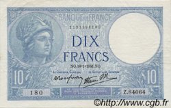 10 Francs MINERVE modifié FRANCE  1941 F.07.28 TTB+