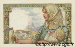 10 Francs MINEUR FRANCE  1942 F.08.06 SPL