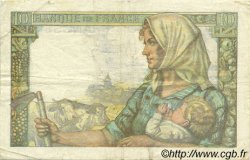 10 Francs MINEUR FRANCE  1943 F.08.09 TTB