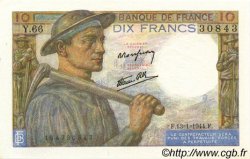 10 Francs MINEUR FRANCE  1944 F.08.10 pr.SPL