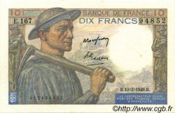 10 Francs MINEUR FRANCE  1949 F.08.20 pr.NEUF