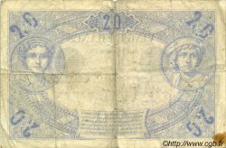 20 Francs NOIR FRANCE  1874 F.09.01 B à TB