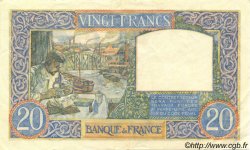 20 Francs TRAVAIL ET SCIENCE FRANCE  1940 F.12.07 SUP