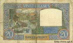 20 Francs TRAVAIL ET SCIENCE FRANCE  1940 F.12.09 TB