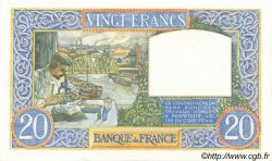 20 Francs TRAVAIL ET SCIENCE FRANCE  1942 F.12.21 SPL