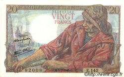20 Francs PÊCHEUR FRANCE  1945 F.13.10 SUP+