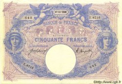 50 Francs BLEU ET ROSE FRANCE  1920 F.14.33 pr.SUP