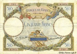 50 Francs LUC OLIVIER MERSON FRANCE  1929 F.15.03 TTB