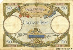 50 Francs LUC OLIVIER MERSON FRANCE  1930 F.15.04 pr.TB
