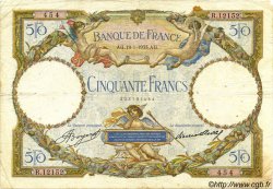 50 Francs LUC OLIVIER MERSON type modifié FRANCE  1933 F.16.04 TB