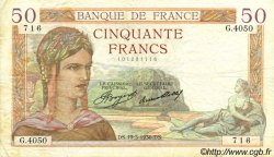 50 Francs CÉRÈS FRANCE  1936 F.17.23