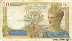 50 Francs CÉRÈS FRANCE  1937 F.17.33 TB