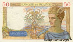 50 Francs CÉRÈS modifié FRANCE  1938 F.18.10 SUP