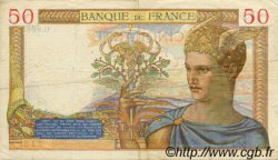 50 Francs CÉRÈS modifié FRANCE  1938 F.18.16 pr.TTB